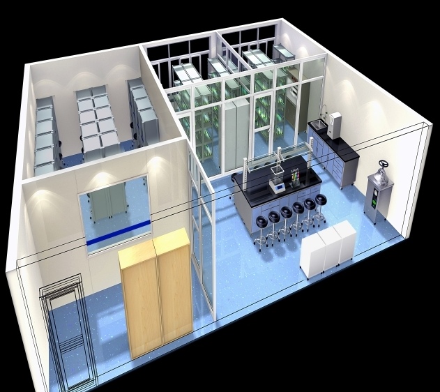 恒溫恒濕實驗室建筑結(jié)構(gòu)圖